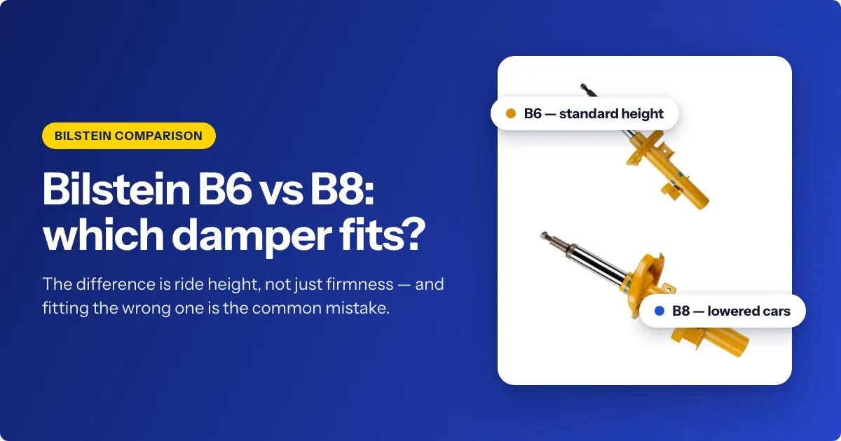 Bilstein B6 vs B8: which damper fits?