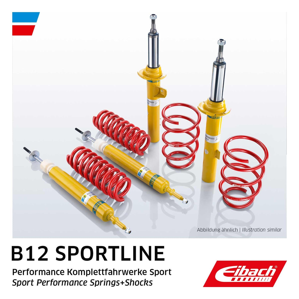 Eibach B12 Sportline, ressorts courts et amortisseurs