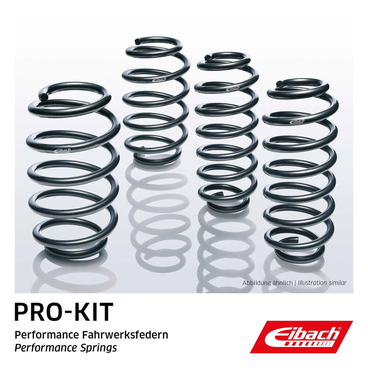 Jeu de ressorts courts Eibach Pro-Kit, avant et arrière